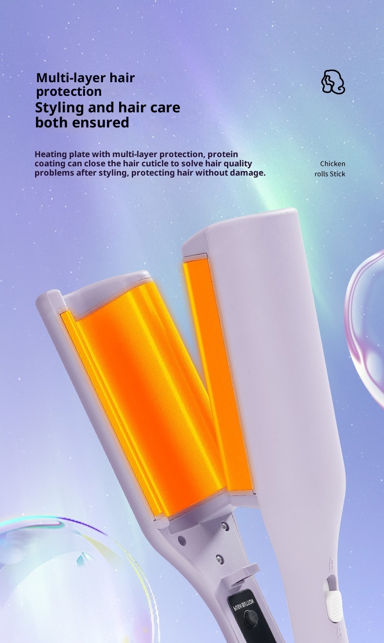 Egg Hair Curler Water Ripple Large Roll Wave Splint Negative Ion