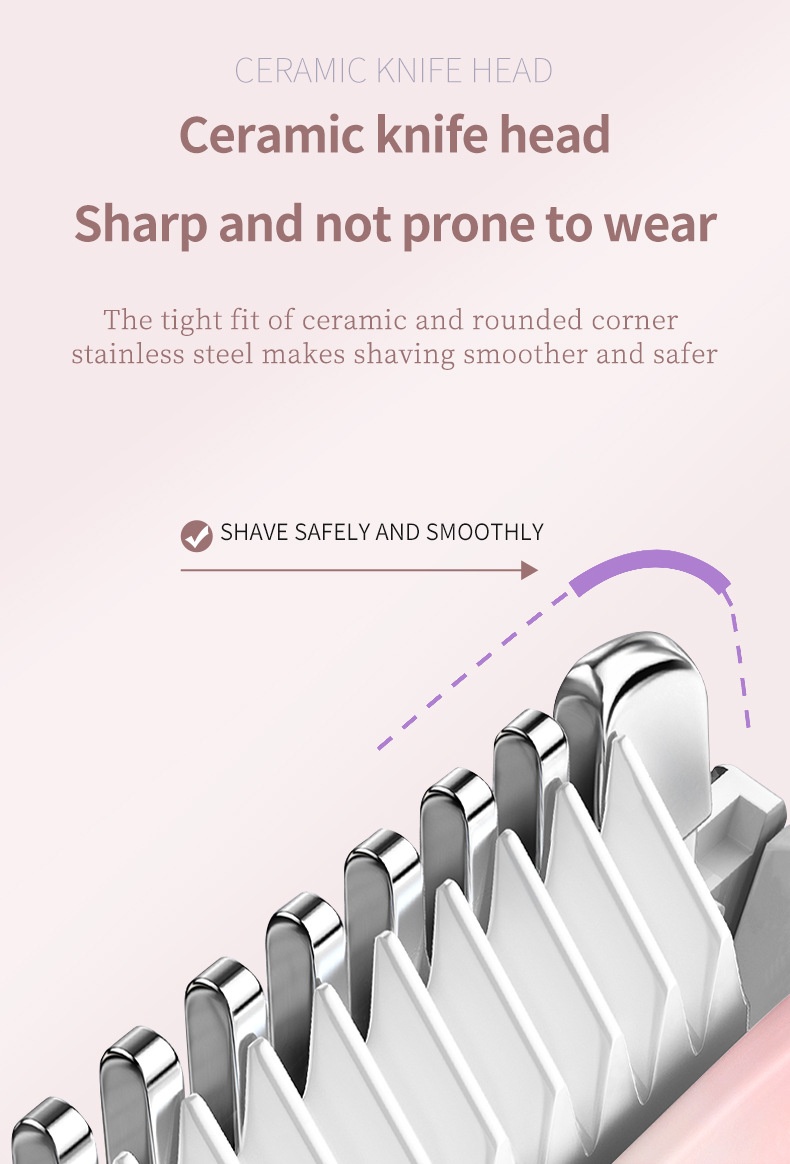 Hair Removal Device Women's Double-headed Lady Shaver Private Pubic Hair