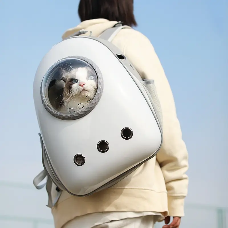 Large Capacity Side Open Schoolbag Pet Portable Cat