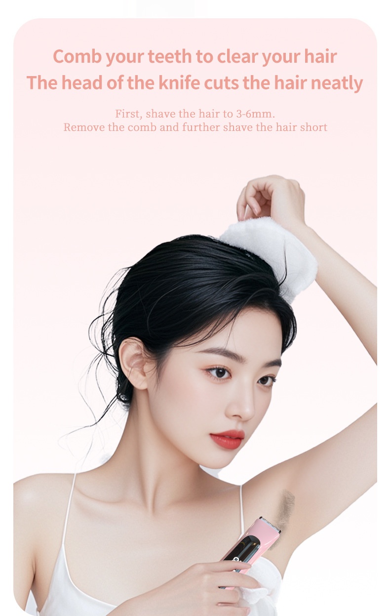 Hair Removal Device Women's Double-headed Lady Shaver Private Pubic Hair