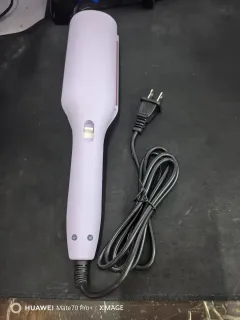 Hair Curling Iron 32mm Deep Wave Hair Curler 4 Temperature Adjustable Fast Heating Crimping Iron Styler Wand For All Hair Style - Purple - View 1