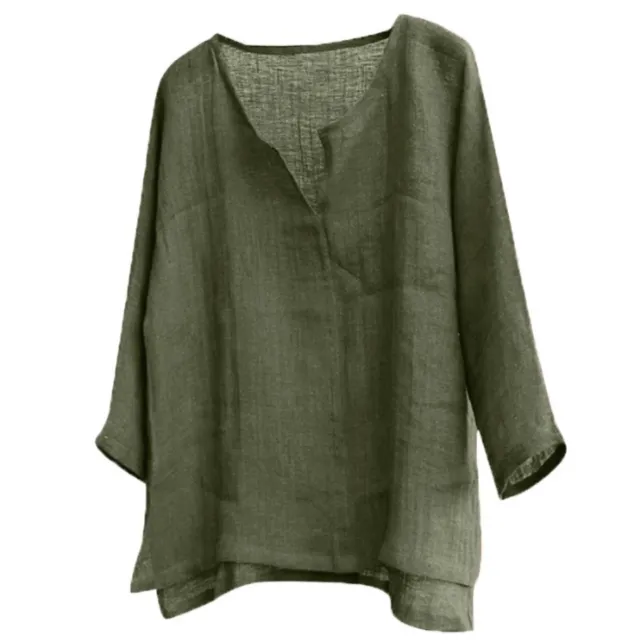 V neck Men's Long sleeved Shirt Army Green - Shop at LoveMi