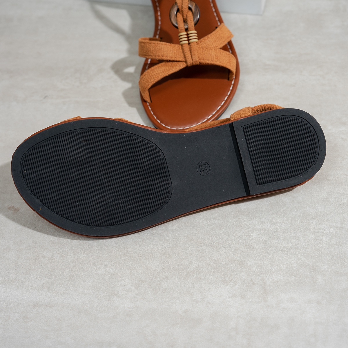 Womens Brown Bohemian Sandals