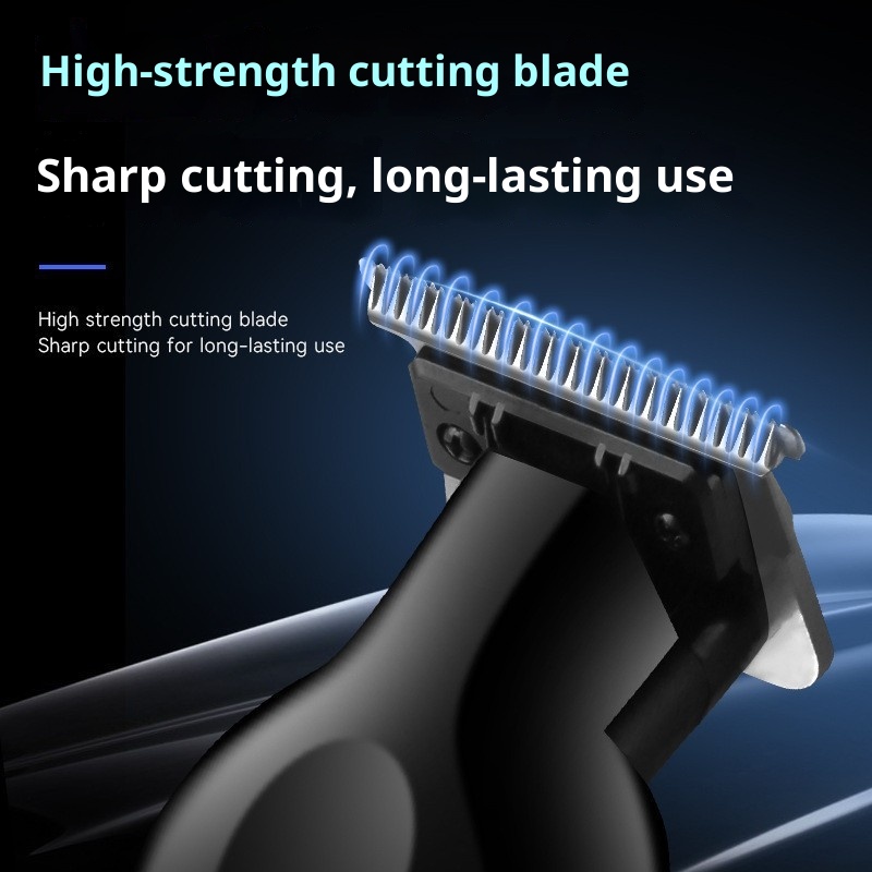 Electric Oil Head Trim LCD Display Hair Clipper