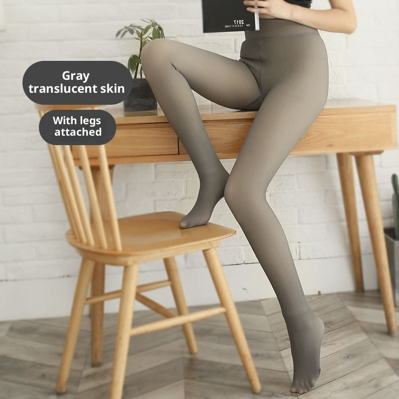 Warm Women's Light Leg Velvet Thickened Transparent Pantyhose - Image 6