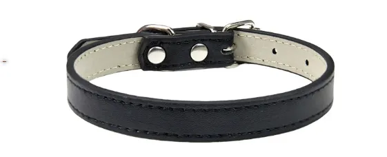 Small And Medium Size Dog Pet Collar - Black