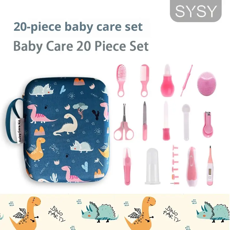 Electric Nail Grinder Babies' Comb And Brush Nasal Aspirator Scissors Silicone Brush Feed Medication Utensil Care Suit