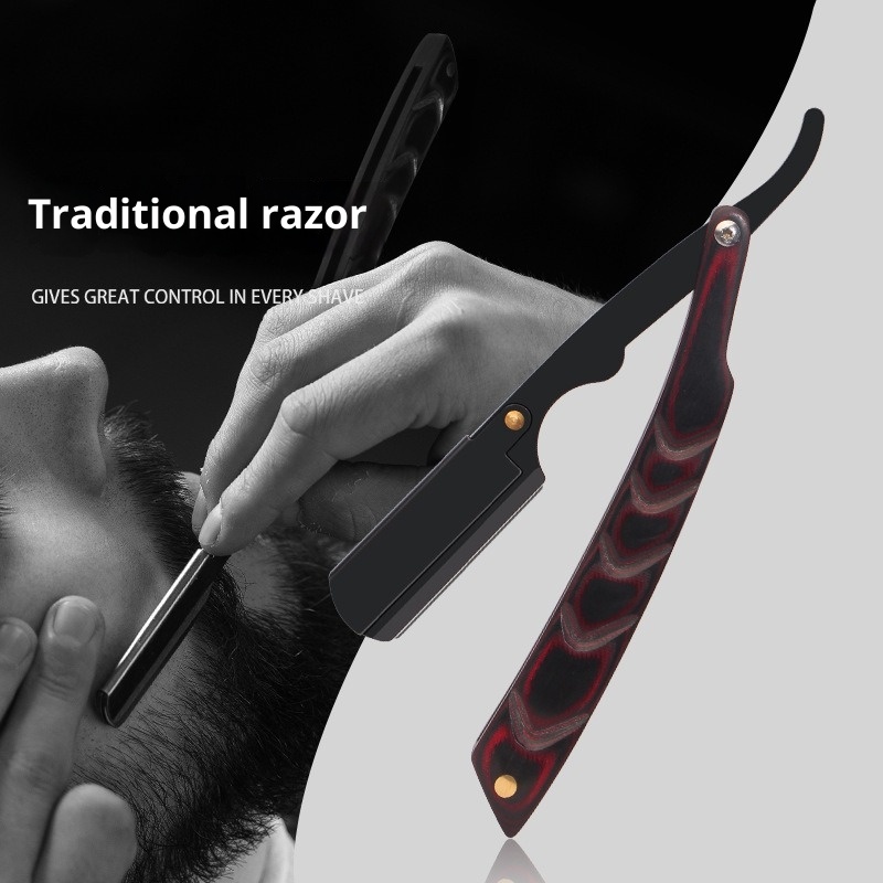 Old-fashioned Manual Beard Shaving Eyebrow Cutting Hair Trimmer