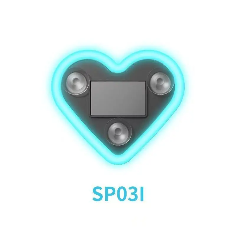 Car Solar Wireless LED Quarter Window Love Light