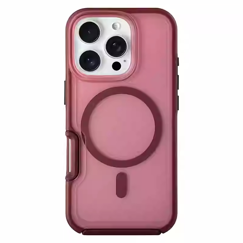 High-grade Matte Simple All-inclusive Anti-fall Skin Feeling Magnetic Phone Case