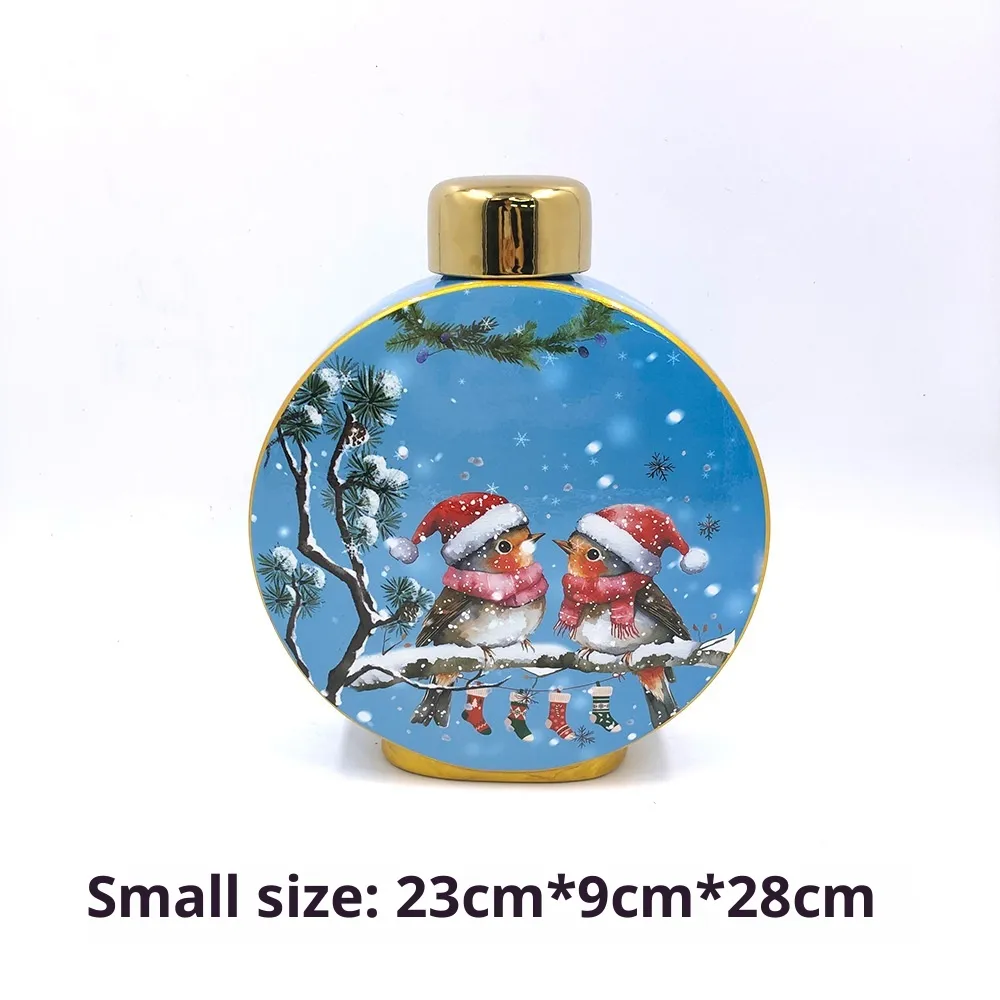 Christmas Decorations Ceramic Vase Ornaments - 16043Style