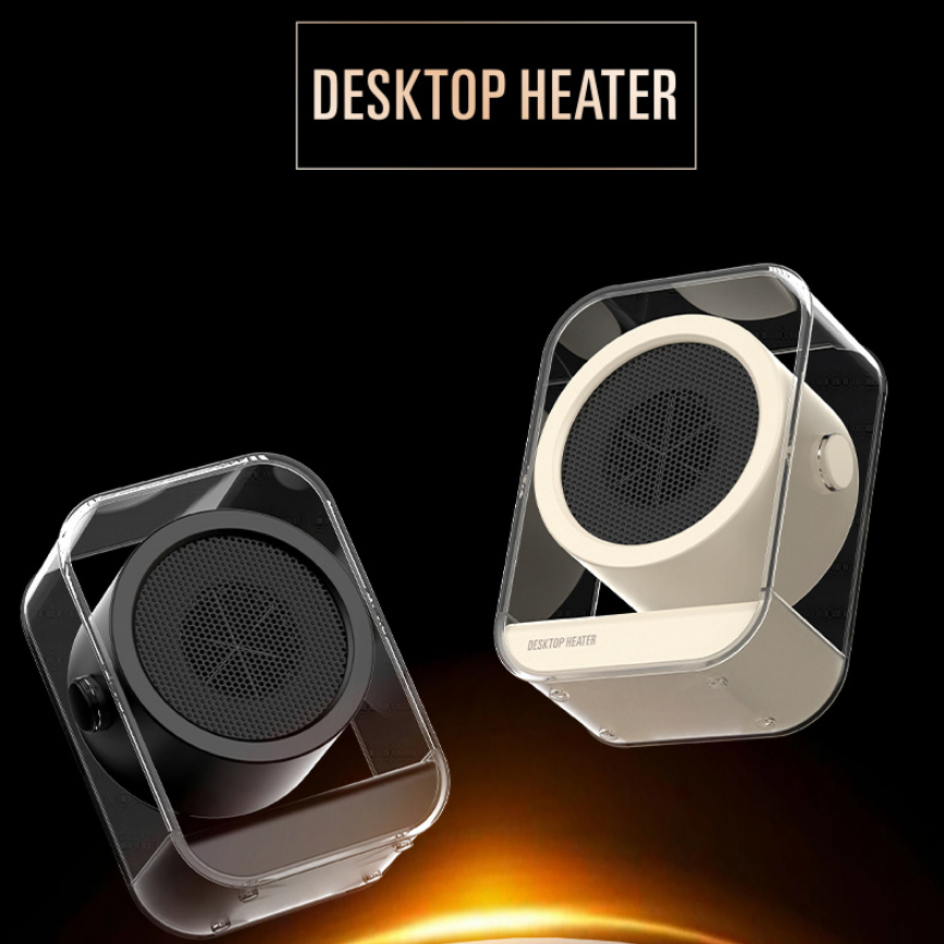Souffleur d'air chaud de bureau 500 W silencieux 2 vitesses 1