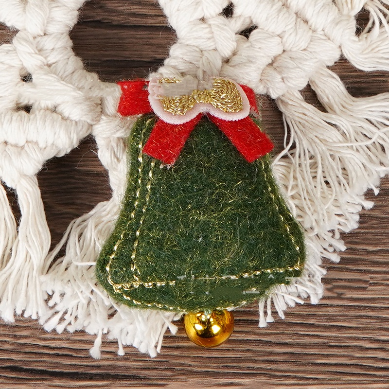 Christmas Tree Braided Pendant Wall Decorations Background Hand-woven