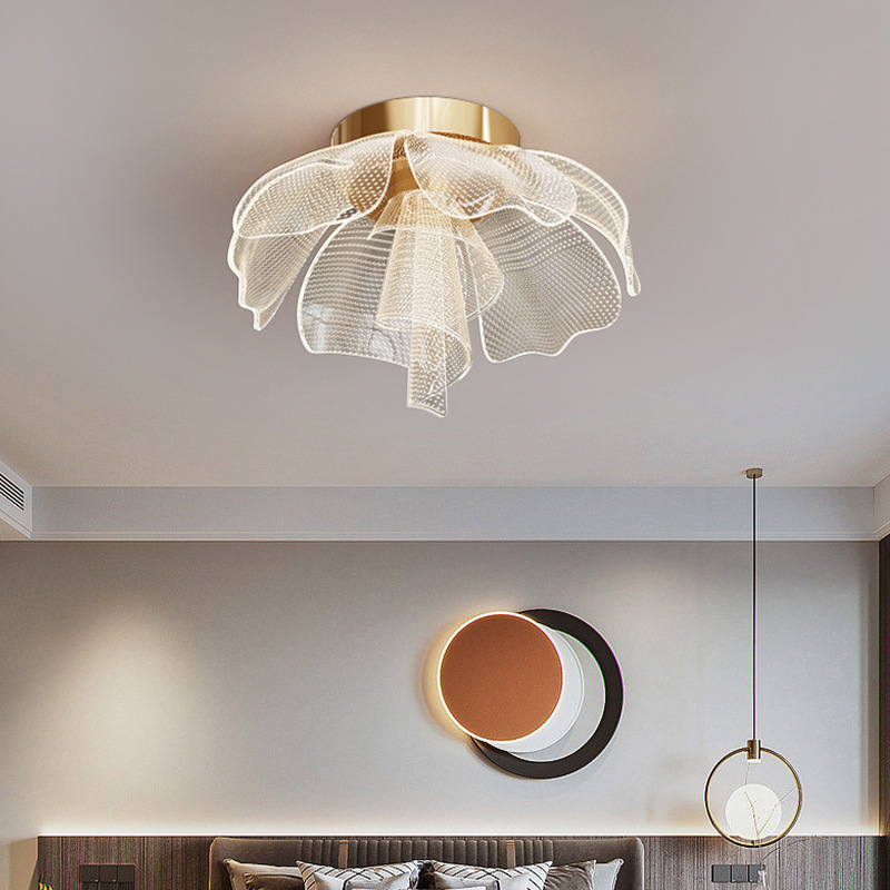 Flower Acrylic Study Bedroom Light