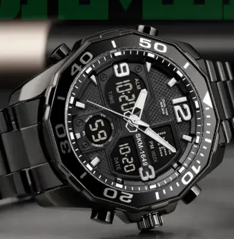 Southeast Asian Spiral Stainless Steel Young Men's Watch