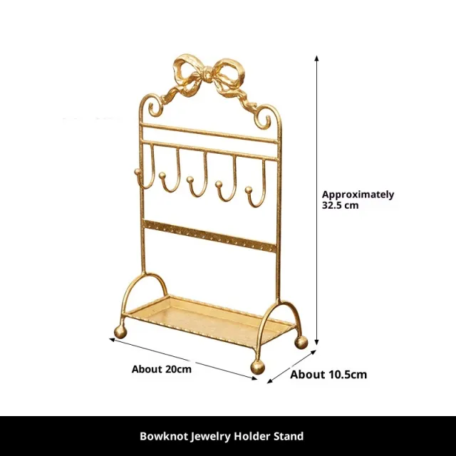 Desktop Earring Storage Rack Jewelry Display Bow Jewelry Rack - Shop at LoveMi