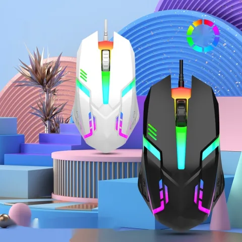 E-sports Weighted Wired Mouse USB Laptop Game Large