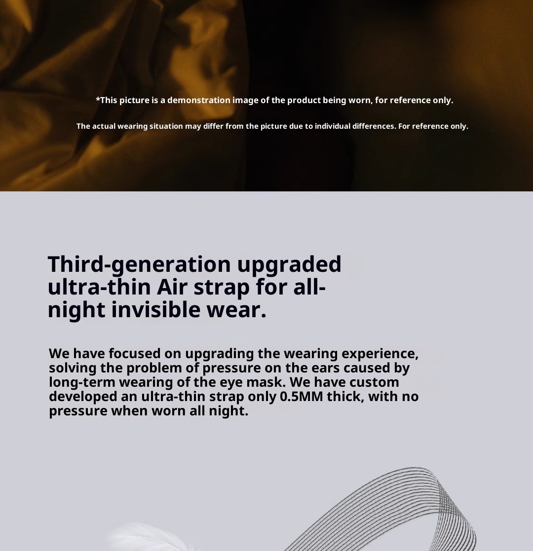 3D Contoured Sleep Mask