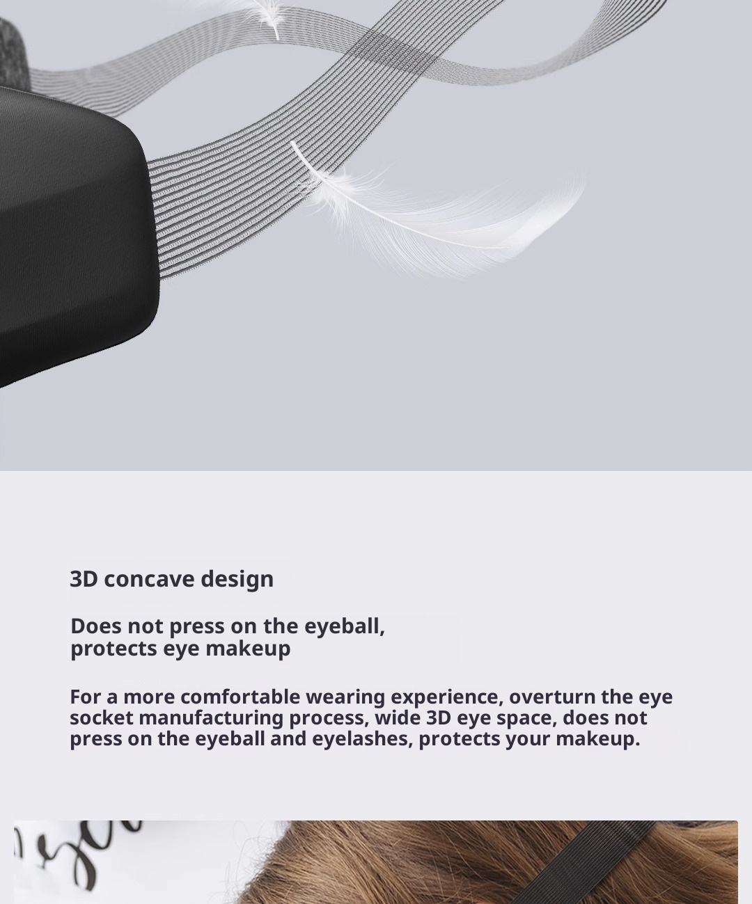 3D Contoured Sleep Mask