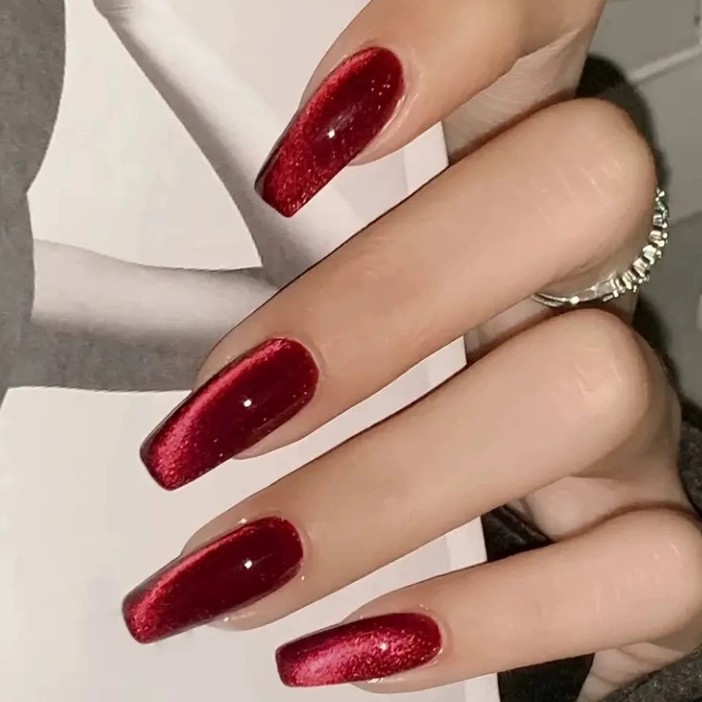 Wearable Nail Sticker 30 Pieces Cat Eye Length T