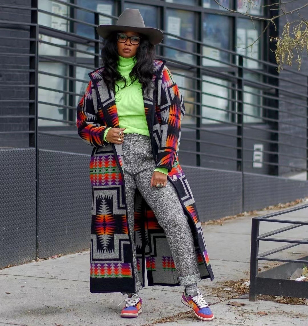 Women's Long Trench Coat Special-interest Design - Image 4