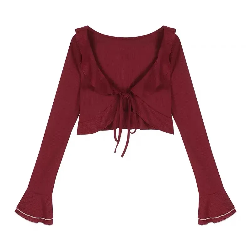 Summer Pure Desire Sweet Girl Lace Set - Cardigan
