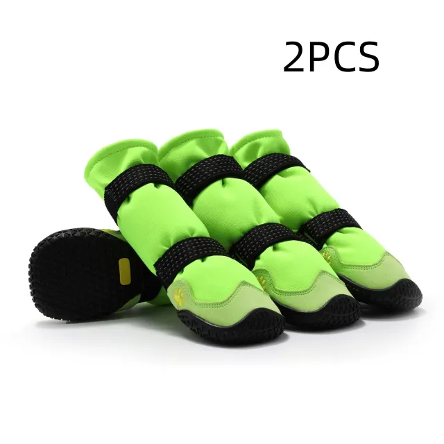 Soft soled No Heel Slippage Medium Large Dog Shoes Green - Shop at LoveMi
