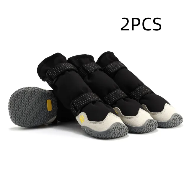 Soft soled No Heel Slippage Medium Large Dog Shoes Black And Gray - Shop at LoveMi