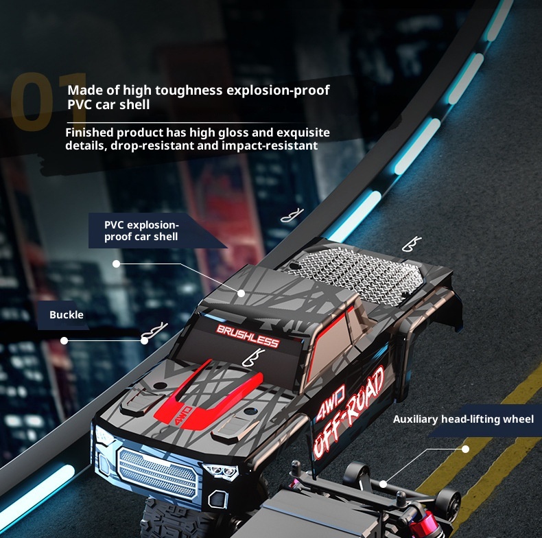 Four-wheel Drive Off-road Brushless Remote Control Car