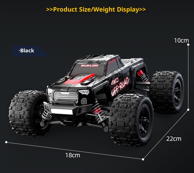 Four-wheel Drive Off-road Brushless Remote Control Car