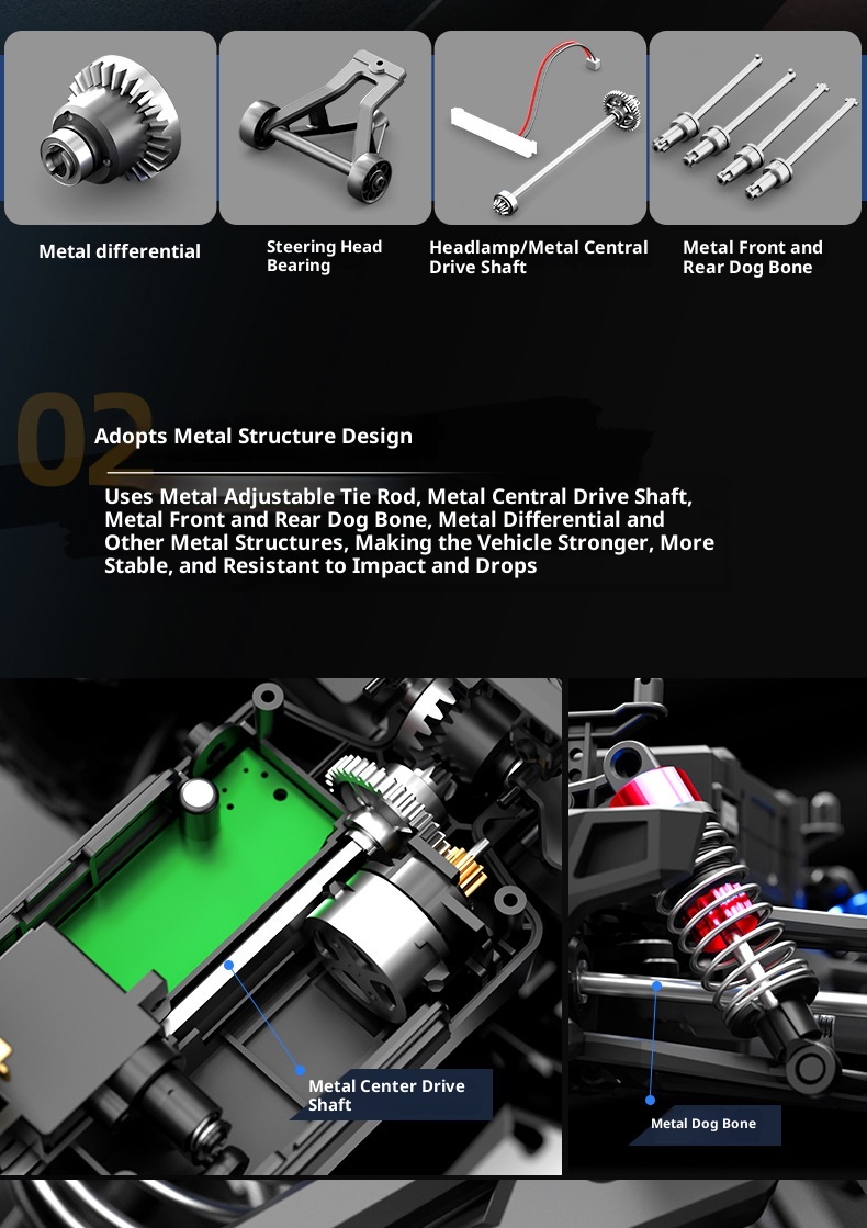 Four-wheel Drive Off-road Brushless Remote Control Car