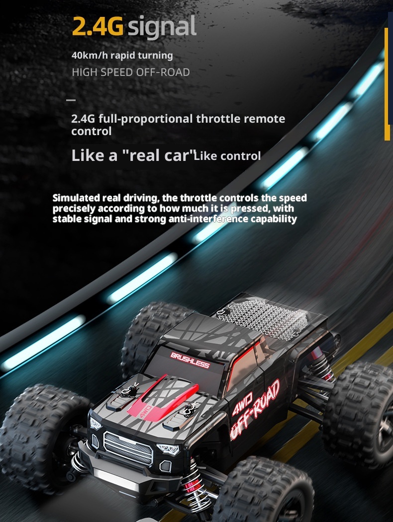 Four-wheel Drive Off-road Brushless Remote Control Car
