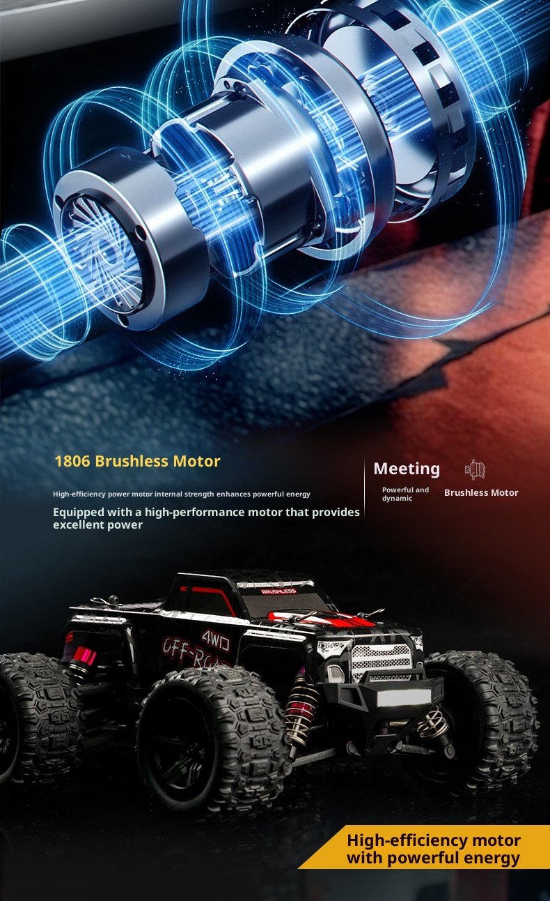 Four-wheel Drive Off-road Brushless Remote Control Car