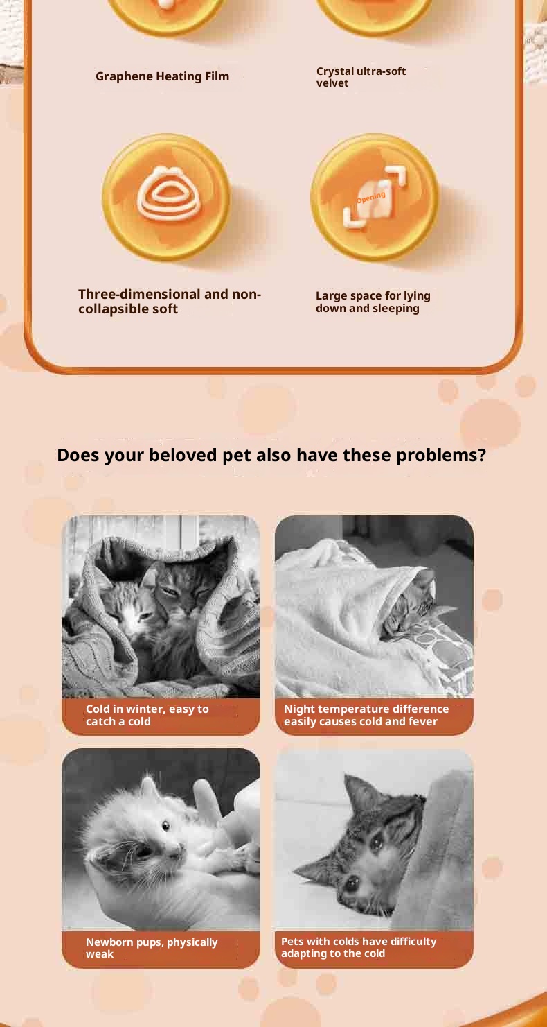Semi-closed Graphene Material Warm Kennel