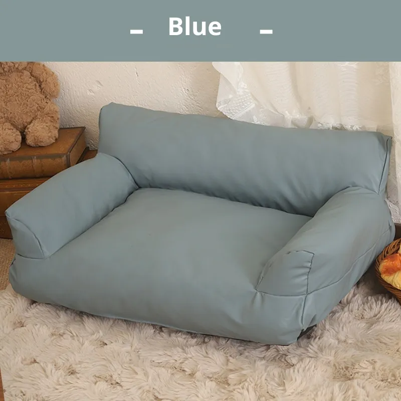 Waterproof And Moisture-proof Pet Sofa Four Seasons Kennel Cat - Blue