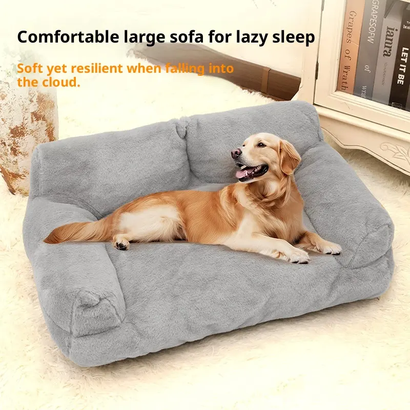 Large Pet Sofa Rabbit Plush Bed
