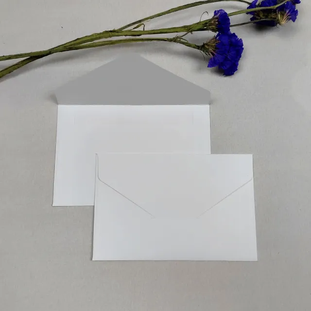 Kraft Paper Mini Envelope Blank Simple Greeting Card Invitation Envelope Bag White - Shop at LoveMi
