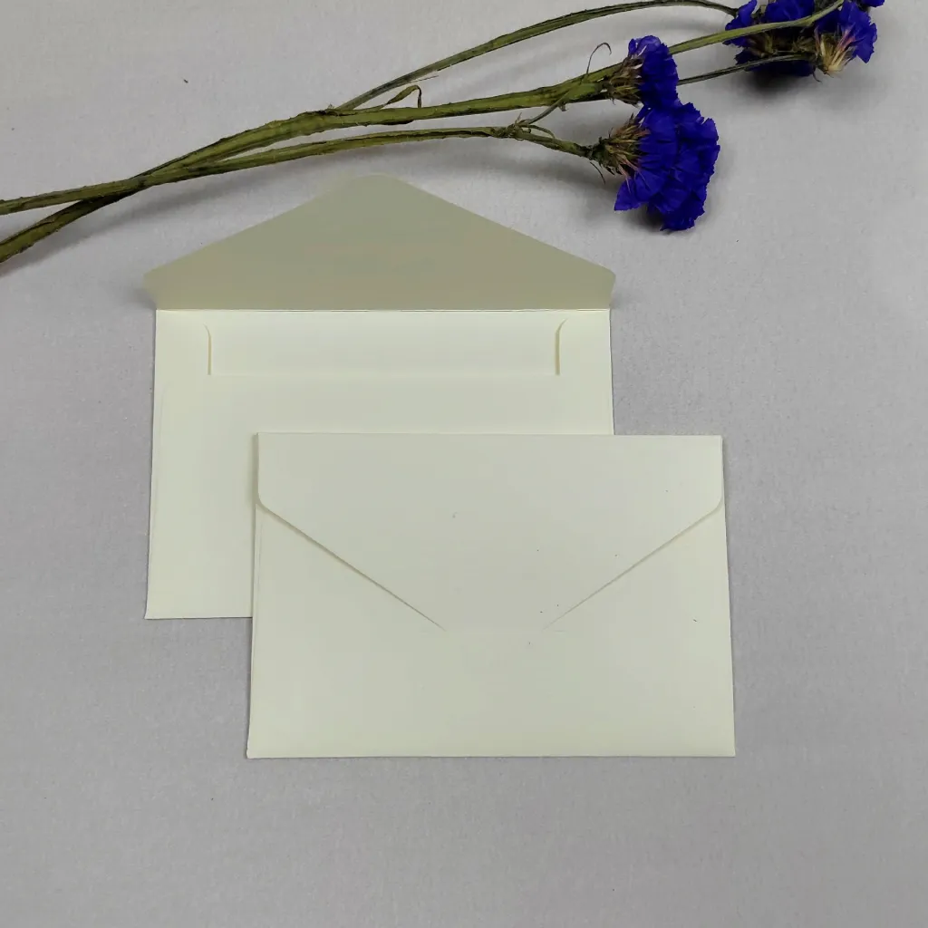Kraft Paper Mini Envelope Blank Simple Greeting Card Invitation Envelope Bag - Beige