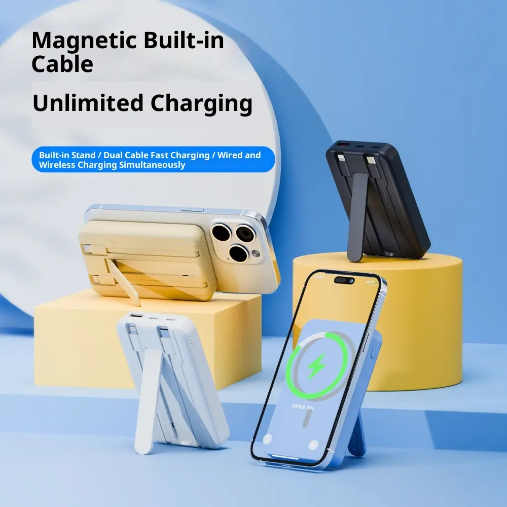 Magnetic Power Bank Mobile Supply Wireless Charger