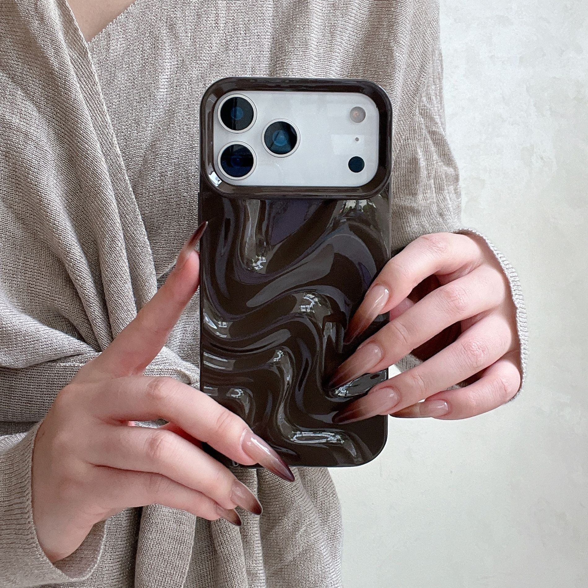 Water Ripple Pattern iPhone Case