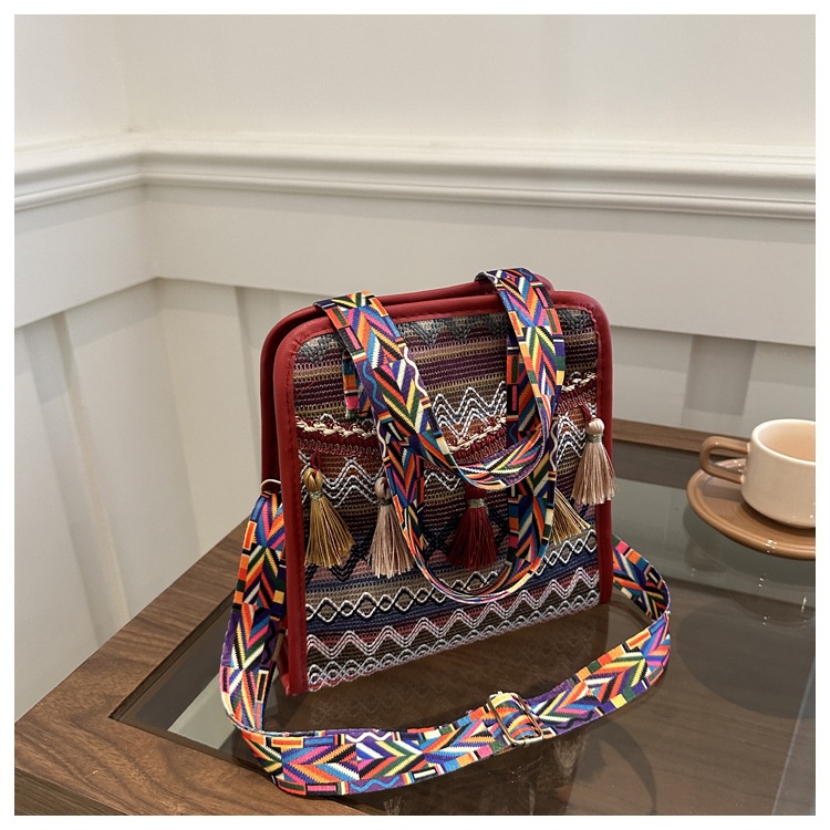 Colorful Pattern Cross Body Bag for Women