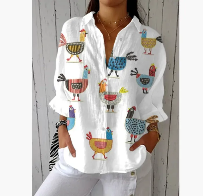 Women's Long Shirt For Summer In Europe And America - Ypm106133-Xl