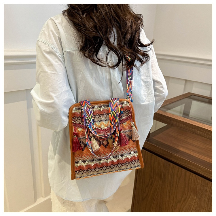 Colorful Pattern Cross Body Bag for Women