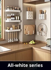 Bathroom Rack Punch-free Wall Hanging