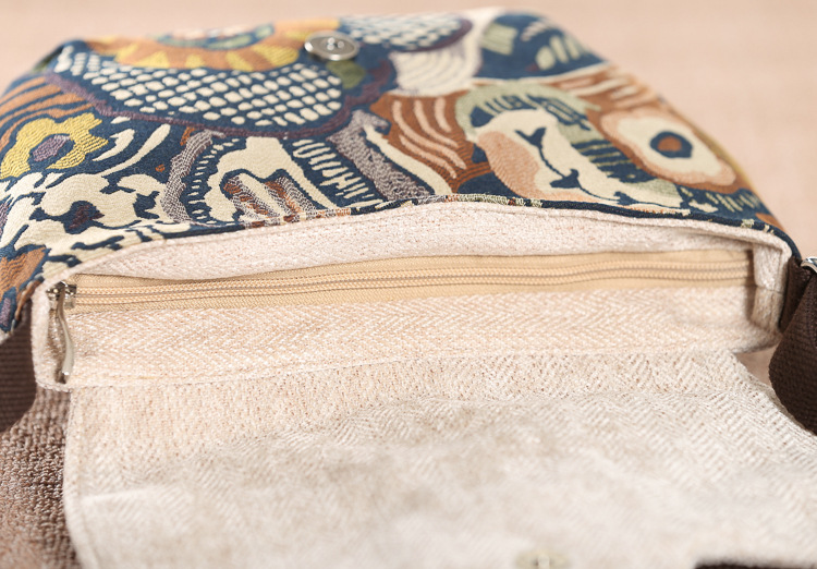 Ethnic Pattern Saddle Bag