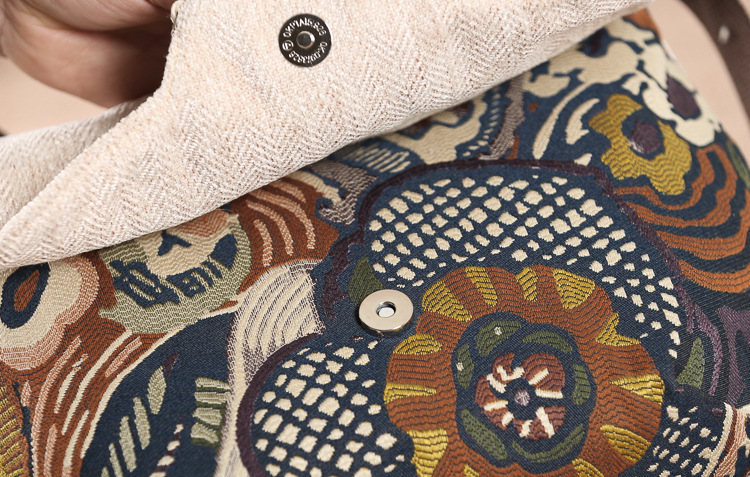 Ethnic Pattern Saddle Bag