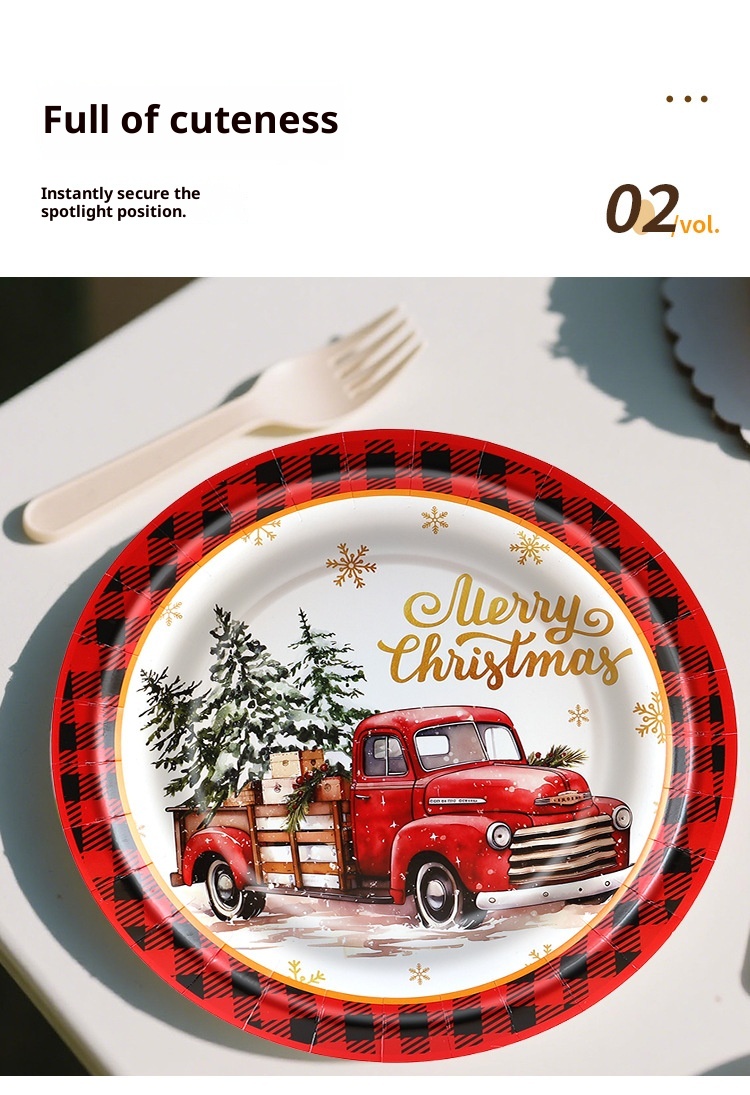 Christmas Party Birthday Supplies Disposable Tissue Paper Pallet