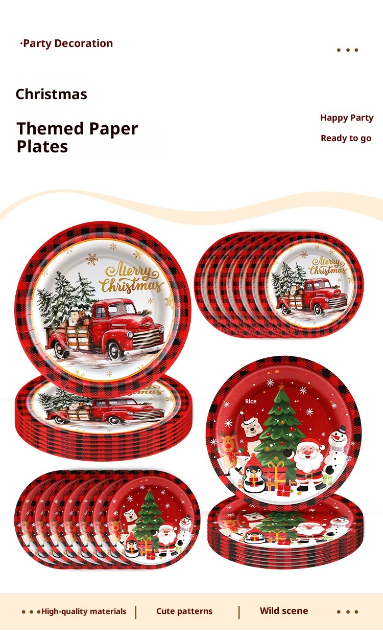 Christmas Party Birthday Supplies Disposable Tissue Paper Pallet