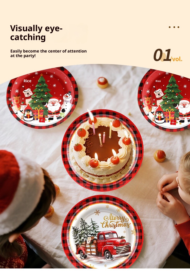 Christmas Party Birthday Supplies Disposable Tissue Paper Pallet