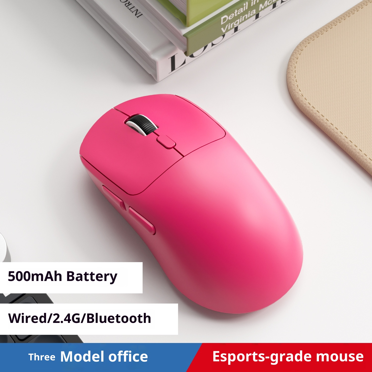 Bluetooth Wired Three-model Mouse Office Notebook Game Multi-color Mute Wireless Mouse 14